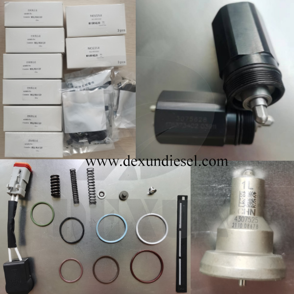 Suqian Dexun Sends Cummins M11 Injector 4903319 Repair Parts Nozzle 4903322 Solenoid Valve 4307454 And Repair Kits to Customer