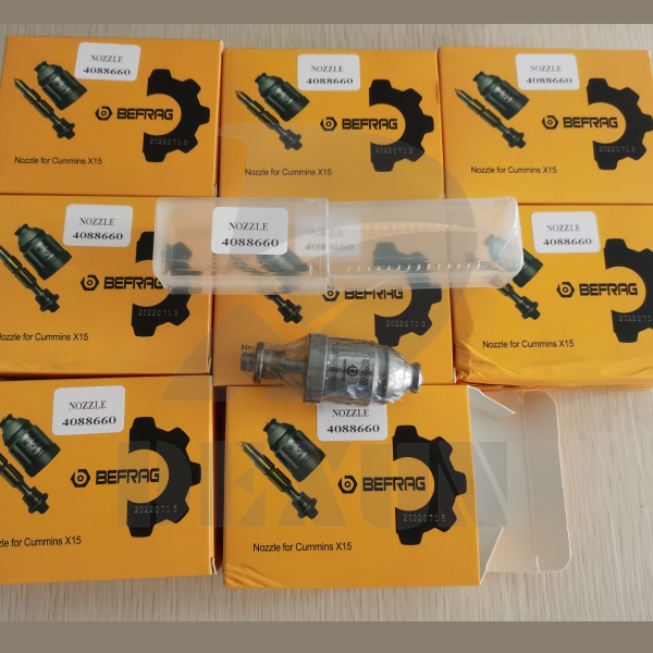 Suqian Dexun sends Cummins X15 injector nozzle 4088660 to customer