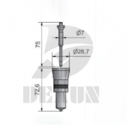 MTU 4000.01 Nozzle U9108A For Injector VTO-G166W48B
