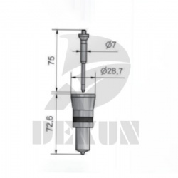 MTU 4000.01 Nozzle U9108A For Injector VTO-G466W48B